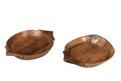 Indian Teak Parat Bowl, Natural