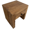 'Malick' Bedside Table, Natural Pine