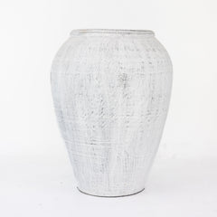 Kiaan Whitewashed Terracotta Pot