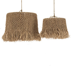 'Laisa' Raffia Pendant Light