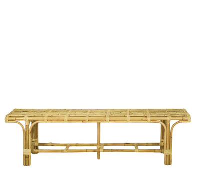 Bamboo & Rattan Bench Seat