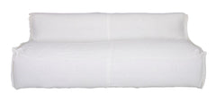 'Lorenzo' Unstructured 3 Seater Sofa, White