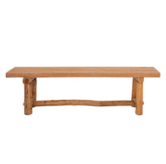 'Anyango' 150cm Teak Bench Seat, Natural