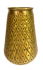 TALL BRASS VASE